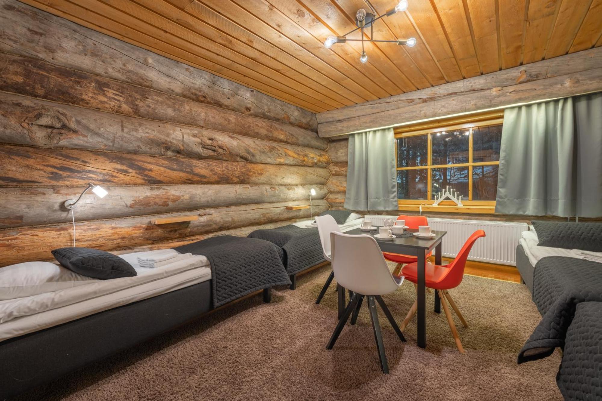 Kuukkeli Log Houses Aurora Resort Сааріселькя Номер фото