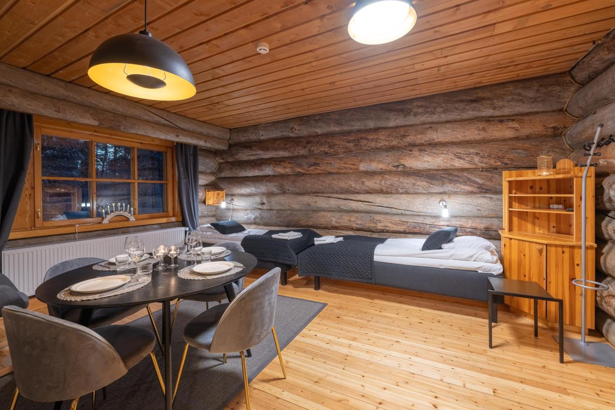 Kuukkeli Log Houses Aurora Resort Сааріселькя Номер фото